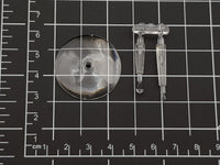 32mm Round Flying Clear Plastic Base - Hobby Heaven
