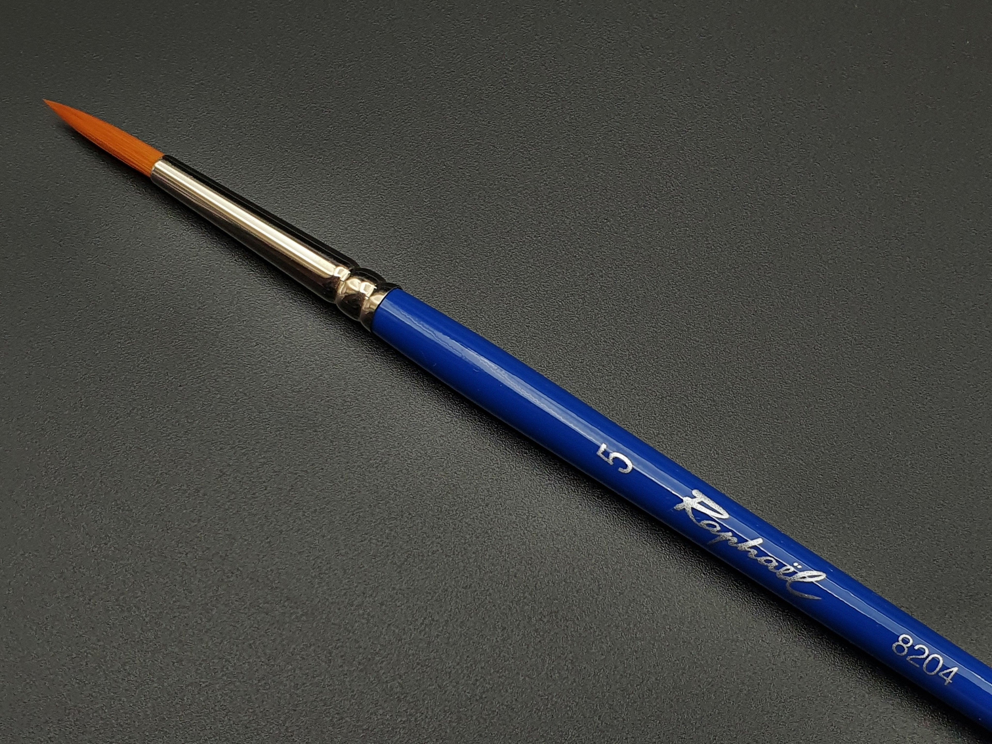 Raphael Series 8204 Watercolor Kaerell Blue Round Synthetic Brush - Hobby Heaven