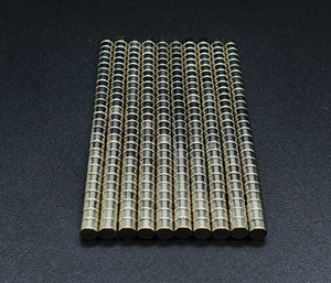 3mm x 2mm Neodymium N50 Strong Magnets - Hobby Heaven