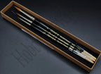 Raphael 8408 Kolinsky Sable Botanical Gift Brush Set Sizes: 2/0,2,6 - Hobby Heaven