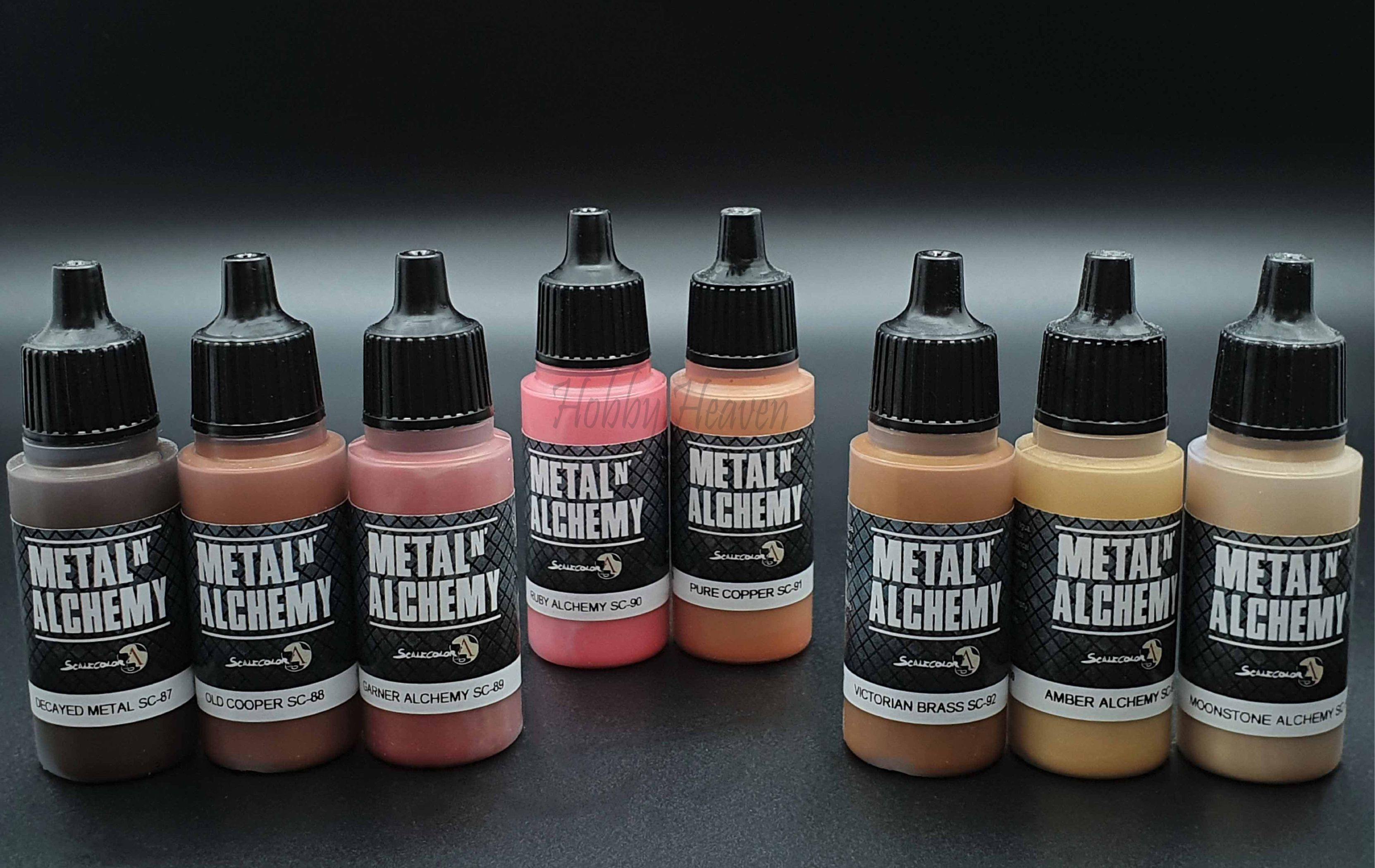 Scale75 Metal N'Alchemy Copper Series Paint Set (8 Paints) - Hobby Heaven