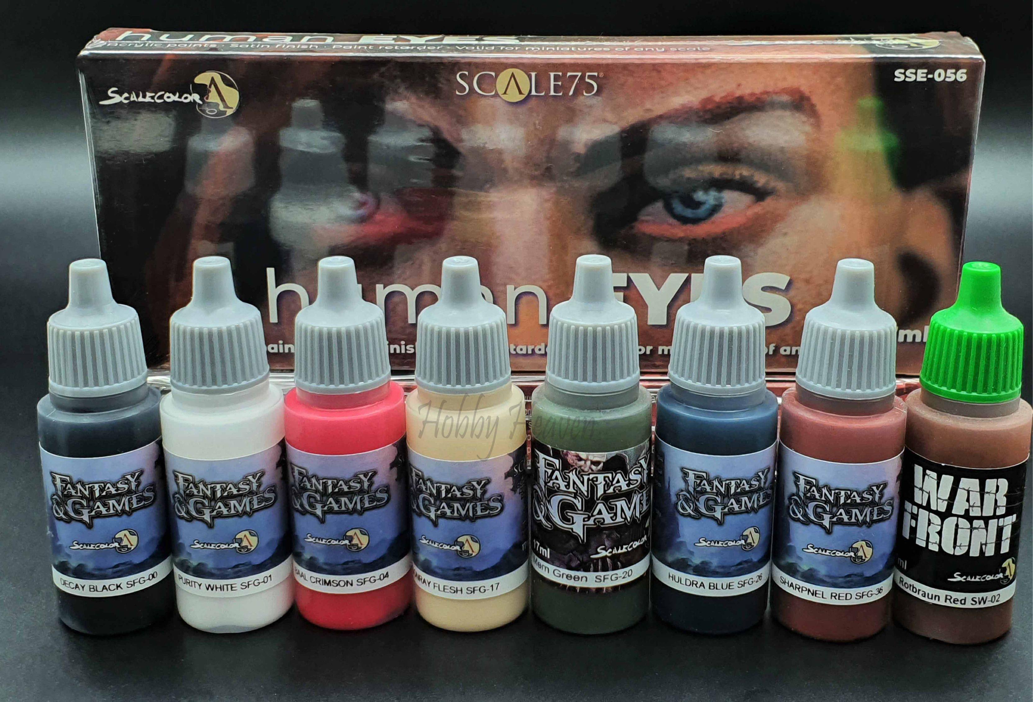 Scale75 Human Eyes Paint Set (8 Paints) - Hobby Heaven