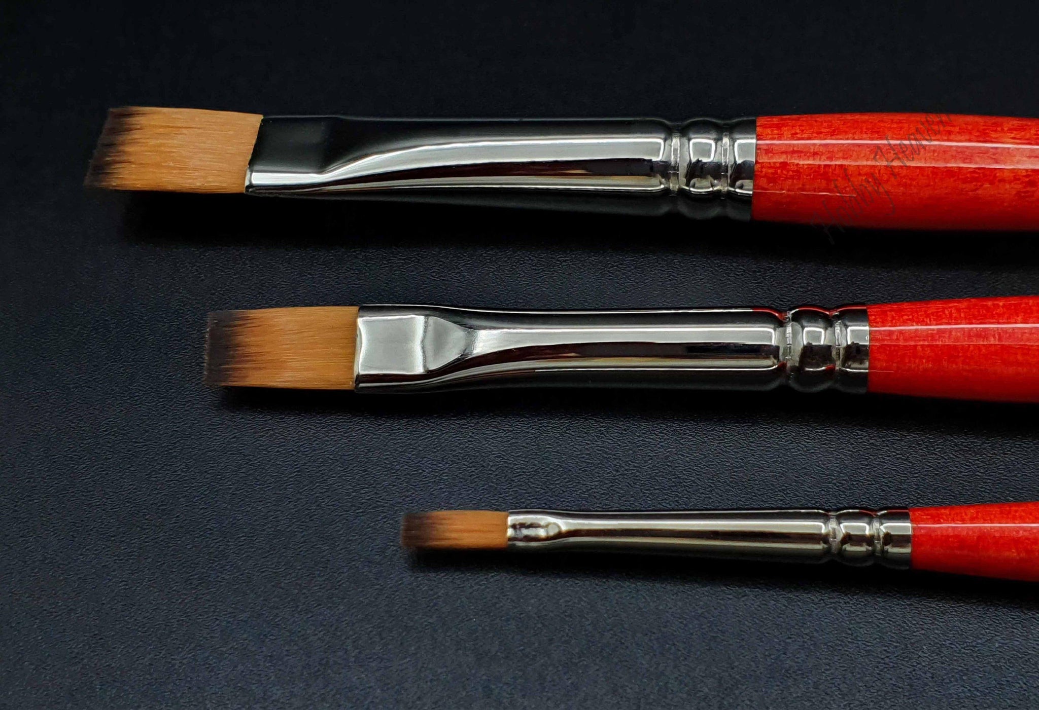 Raphael 8254 Kaerell Nylon Fiber Acrylic Brush, Durable, Stable