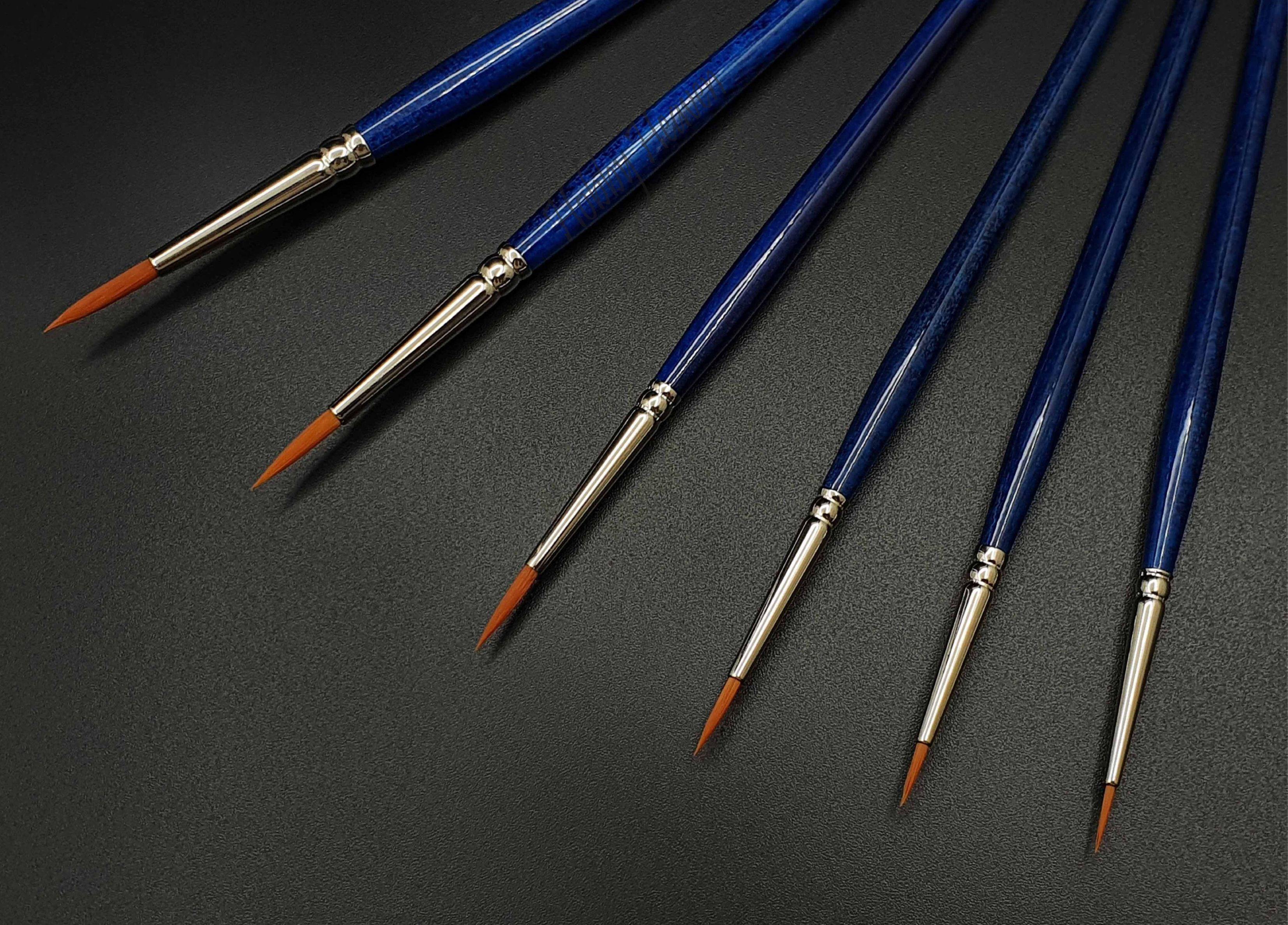 Raphael Series 8204 Watercolor Kaerell Blue Round Synthetic Brush - Hobby Heaven