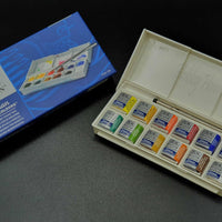 Winsor & Newton Cotman Watercolour Set Sketchers Pocket Box 12 Half Pans - Hobby Heaven