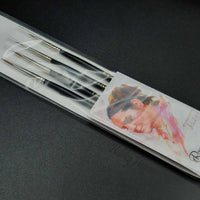Rosemary & Co Serie 33 Miniature Brush Set (Sizes 3/0, 0, 1, 2) - Hobby Heaven