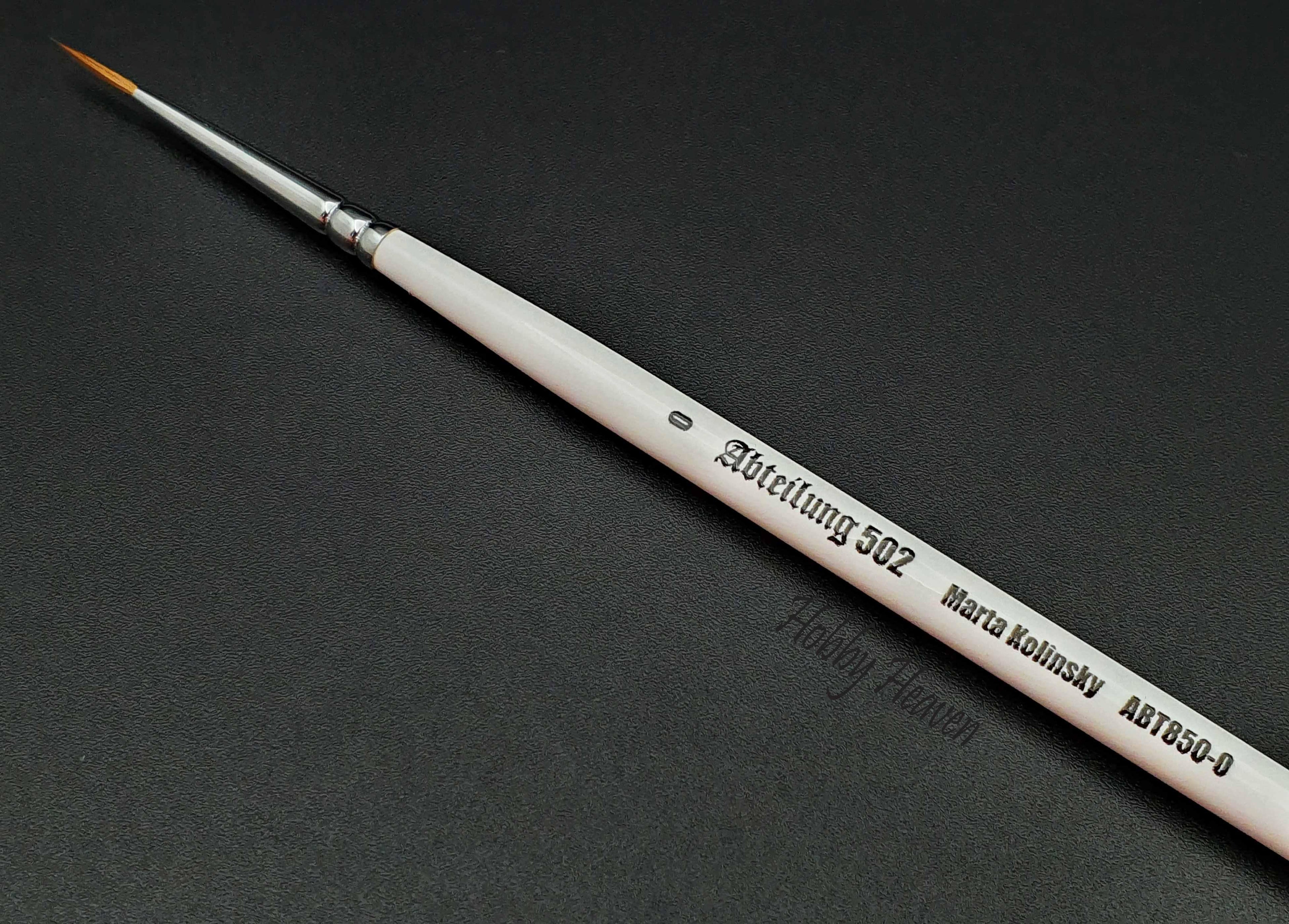 Abteilung 502 TOP LINE Marta Kolinsky Sable Brushes Range - Hobby Heaven