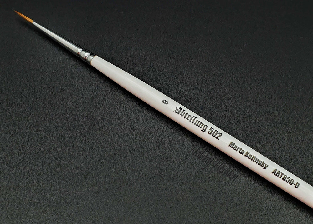 Abteilung 502 TOP LINE Marta Kolinsky Sable Brushes Range - Hobby Heaven