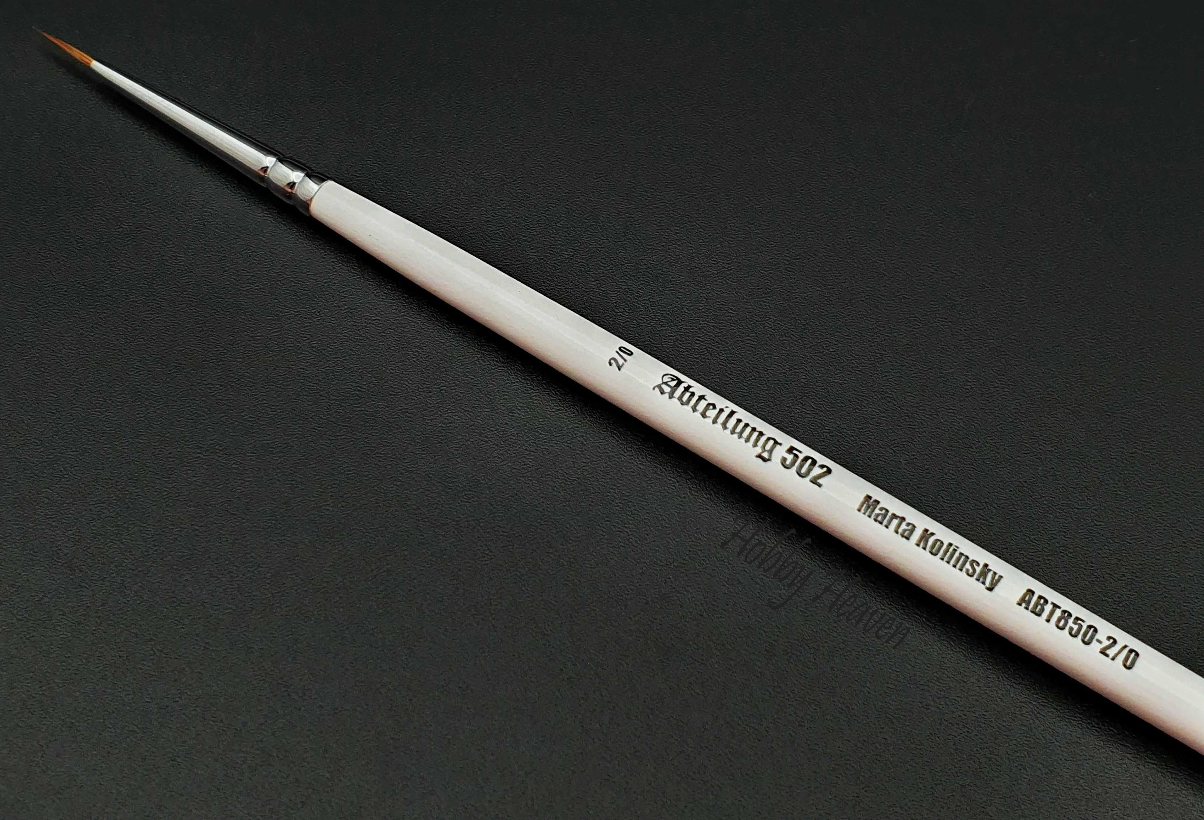 Abteilung 502 TOP LINE Marta Kolinsky Sable Brushes Range - Hobby Heaven