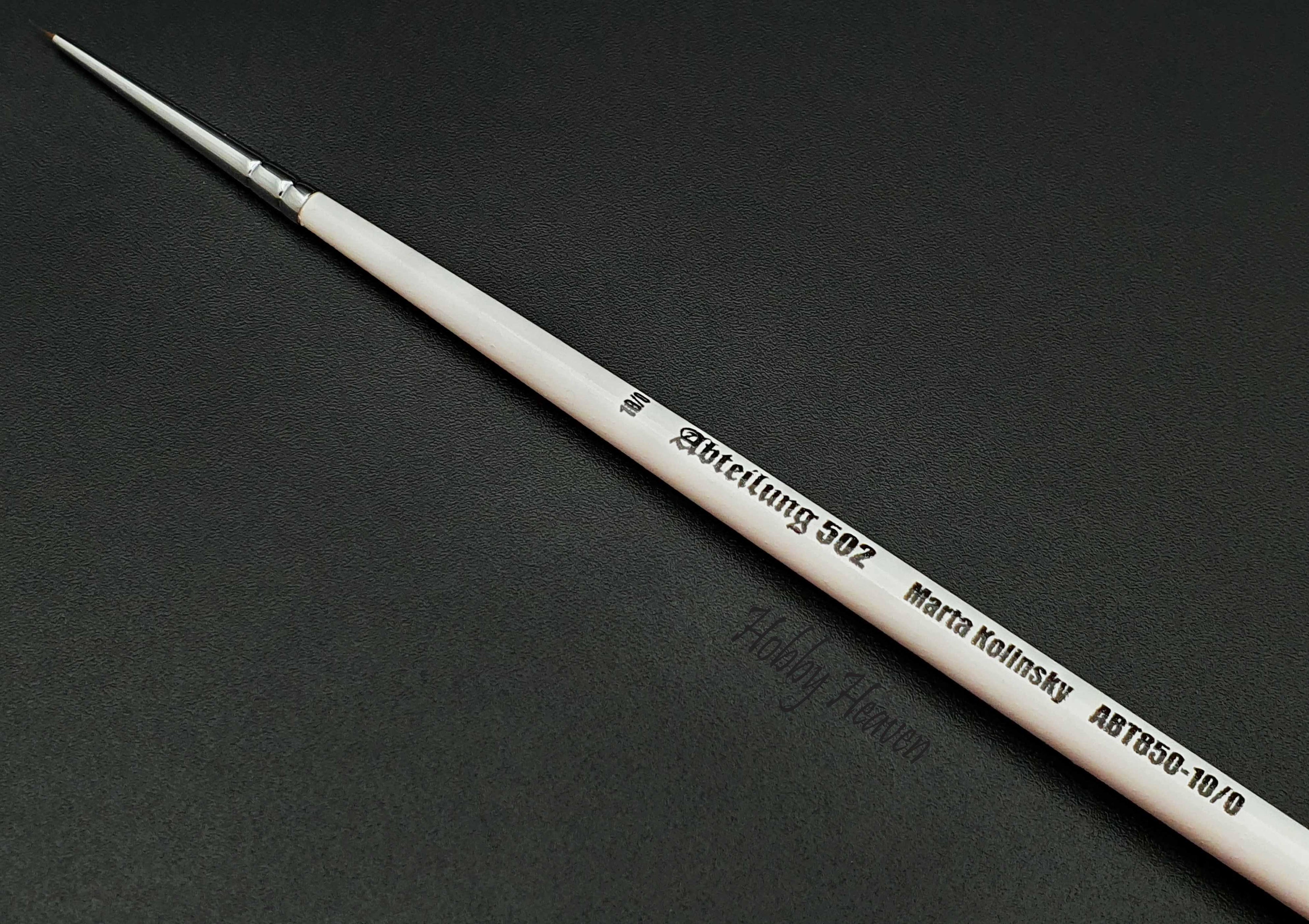 Abteilung 502 TOP LINE Marta Kolinsky Sable Brushes Range - Hobby Heaven