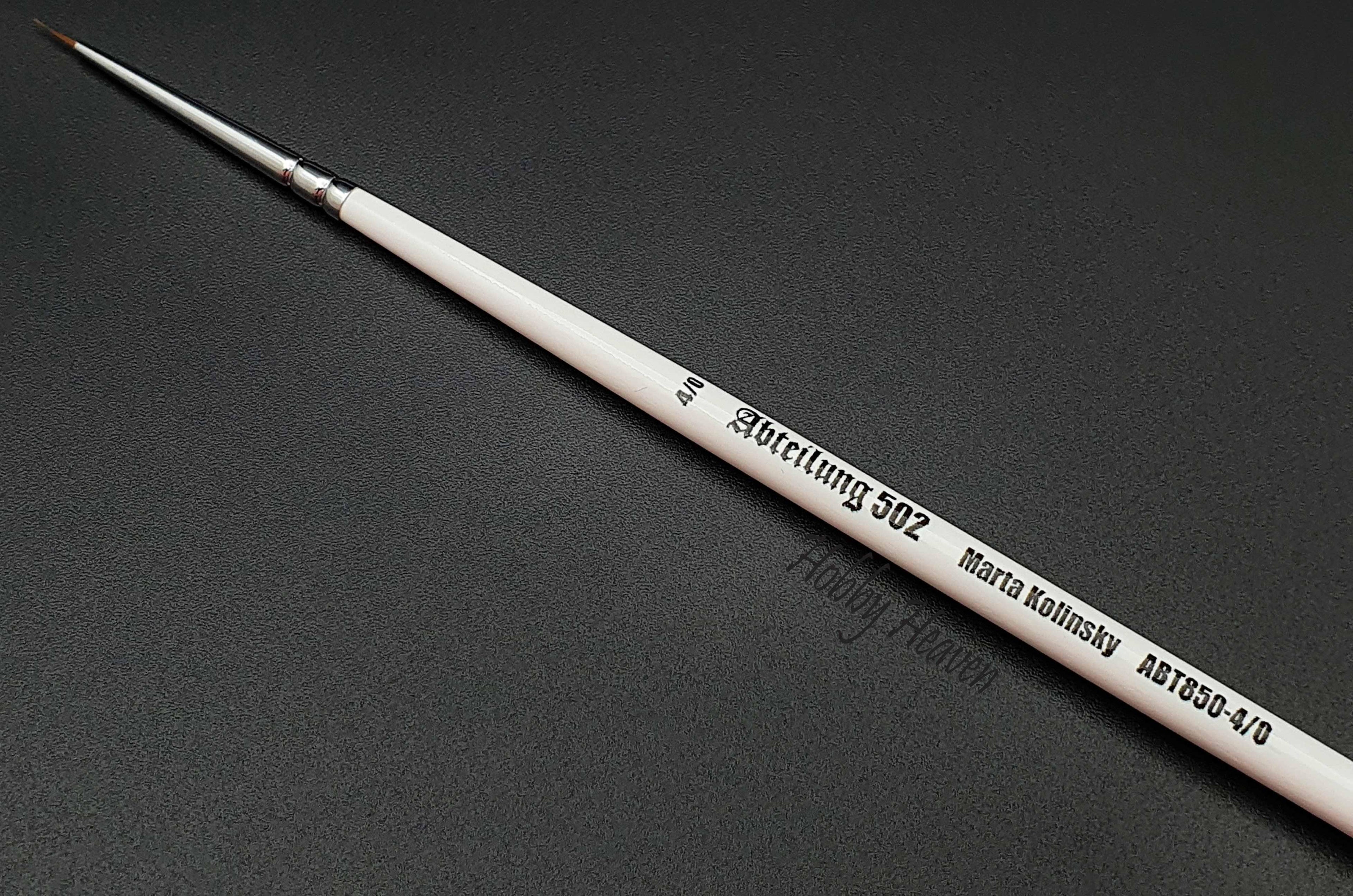 Abteilung 502 TOP LINE Marta Kolinsky Sable Brushes Range - Hobby Heaven