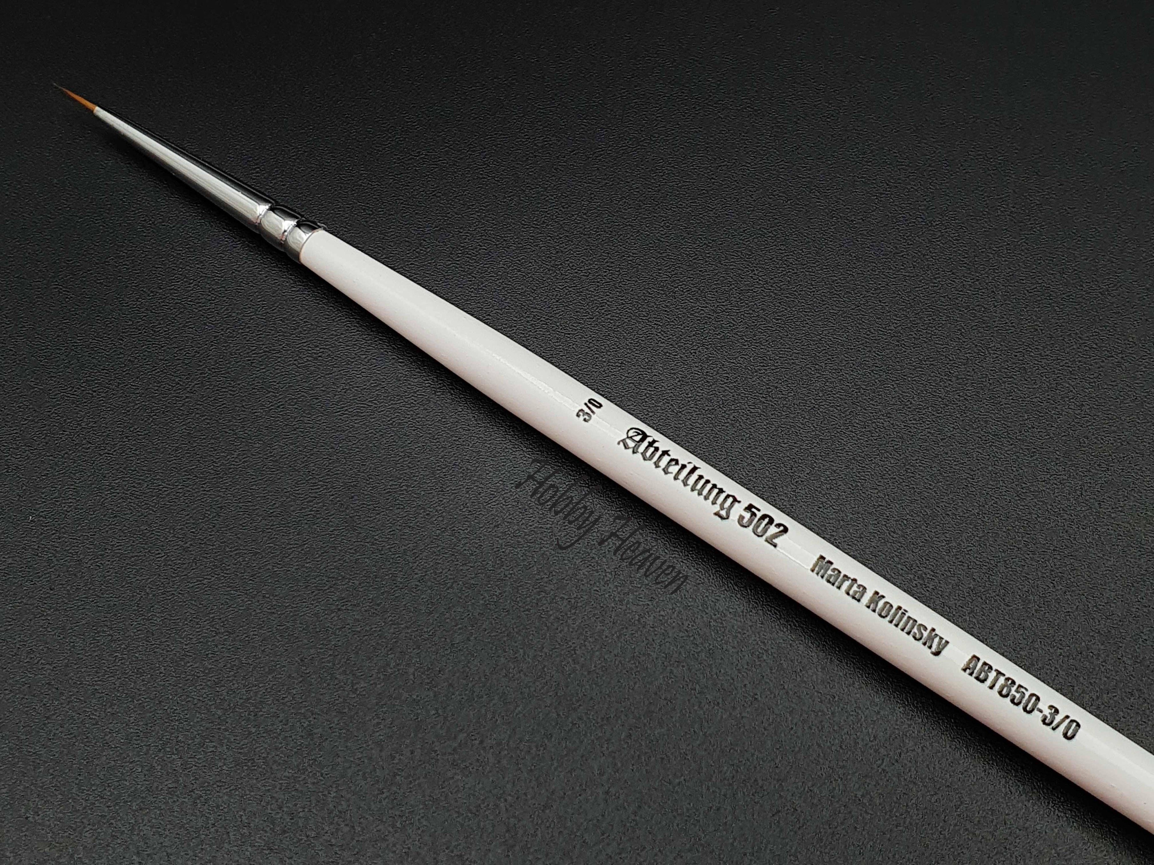Abteilung 502 TOP LINE Marta Kolinsky Sable Brushes Range - Hobby Heaven