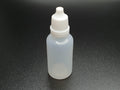 Single 17 ml dropper bottle standing upright showing translucent body and white dropper tip