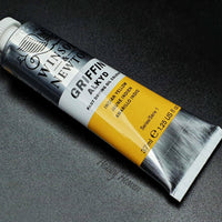 Winsor & Newton Griffin Alkyd Oil Indian Yellow Colour 37ml Tube - Hobby Heaven