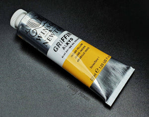 Winsor & Newton Griffin Alkyd Oil Indian Yellow Colour 37ml Tube - Hobby Heaven