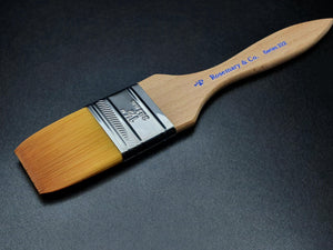 Rosemary & Co Series 222 Flat One Stroke Synthetic Brushes Range - Hobby Heaven