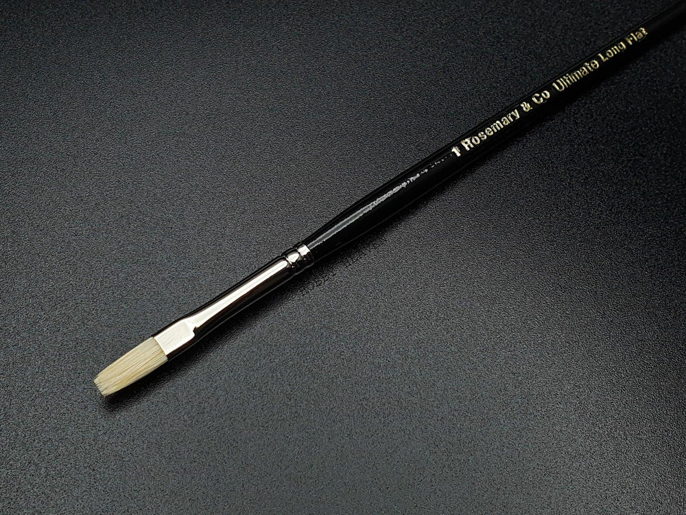 Rosemary & Co Pure Ultimate Bristle Long Flat Brushes Series - Hobby Heaven