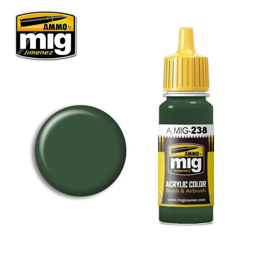 A.MIG-0238 MEDIUM GREEN AMMO By MIG - Hobby Heaven