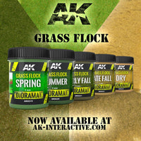 AK Interactive Grass Flocks Range Diorama - Hobby Heaven
