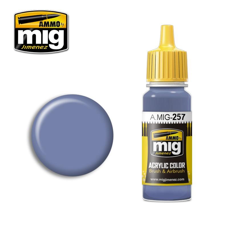 A.MIG-0257 AZURE BLUE AMMO By MIG - Hobby Heaven