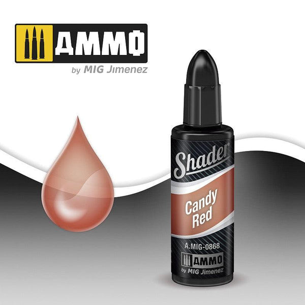 A.MIG-0868 CANDY RED SHADER AMMO By MIG - Hobby Heaven
