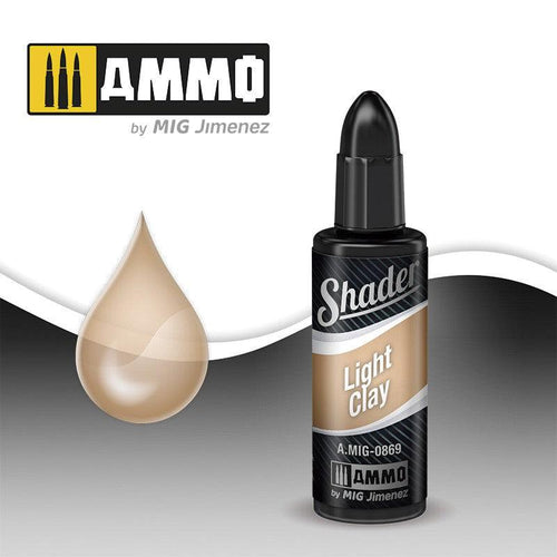 A.MIG-0869 LIGHT CLAY SHADER AMMO By MIG - Hobby Heaven