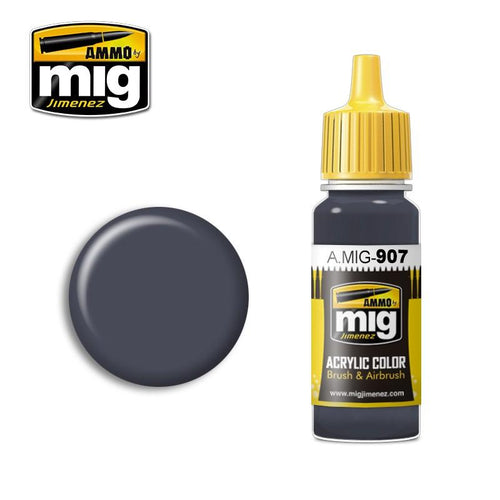 A.MIG-0907 GREY DARK BASE AMMO By MIG - Hobby Heaven