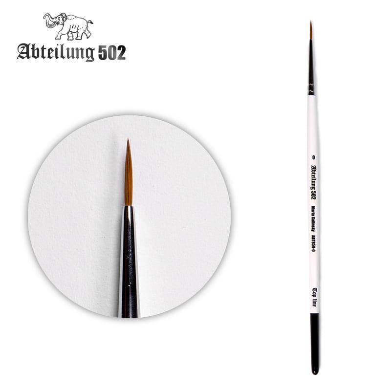 Abteilung 502 TOP LINE Marta Kolinsky Sable Brushes Range - Hobby Heaven