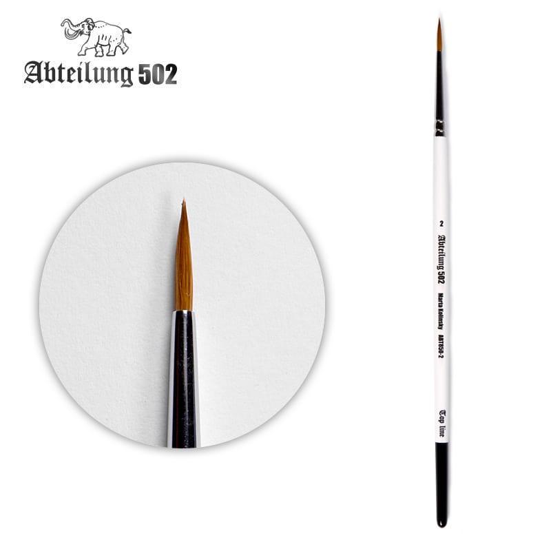 Abteilung 502 TOP LINE Marta Kolinsky Sable Brushes Range - Hobby Heaven