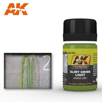 Applying AK027 Slimy Grime Light enamel to simulate moss and slimy effects on amphibious vehicles and ships.
