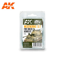 AK Interactive WEATHERING SET FOR GREEN VEHICLES AK064 - Hobby Heaven