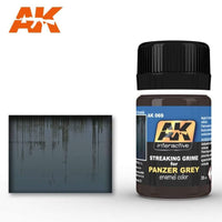 AK Interactive Streaking Grime for Panzer Grey 35ml - Hobby Heaven