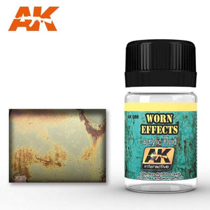 AK Interactive Worn Effects Acrylic Fluid 35ml - Hobby Heaven