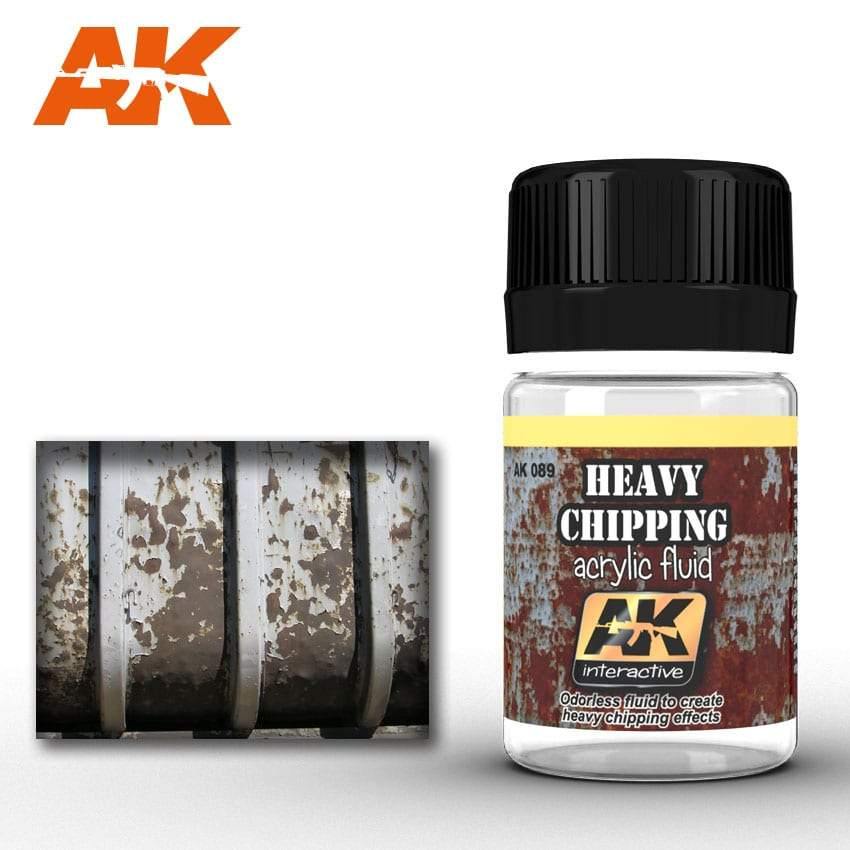 AK Interactive Heavy Chipping Acrylic Fluid 35ml - Hobby Heaven
