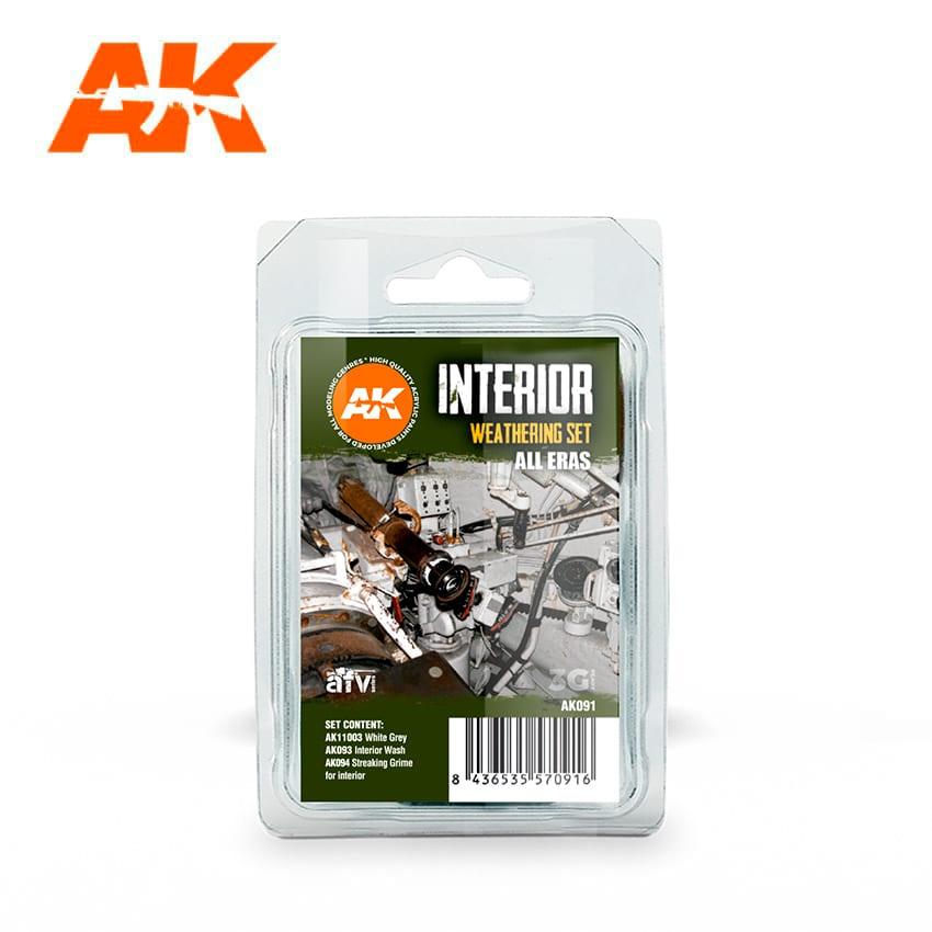 AK Interactive INTERIOR WEATHERING SET AK091 - Hobby Heaven
