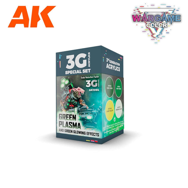 AK Interactive 3g Paints Set Green Plasma AK1064 - Hobby Heaven