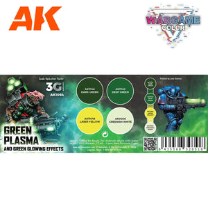 AK Interactive 3g Paints Set Green Plasma AK1064 - Hobby Heaven