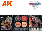 AK Interactive 3g Paints Set Visceral Malformations AK1065 - Hobby Heaven