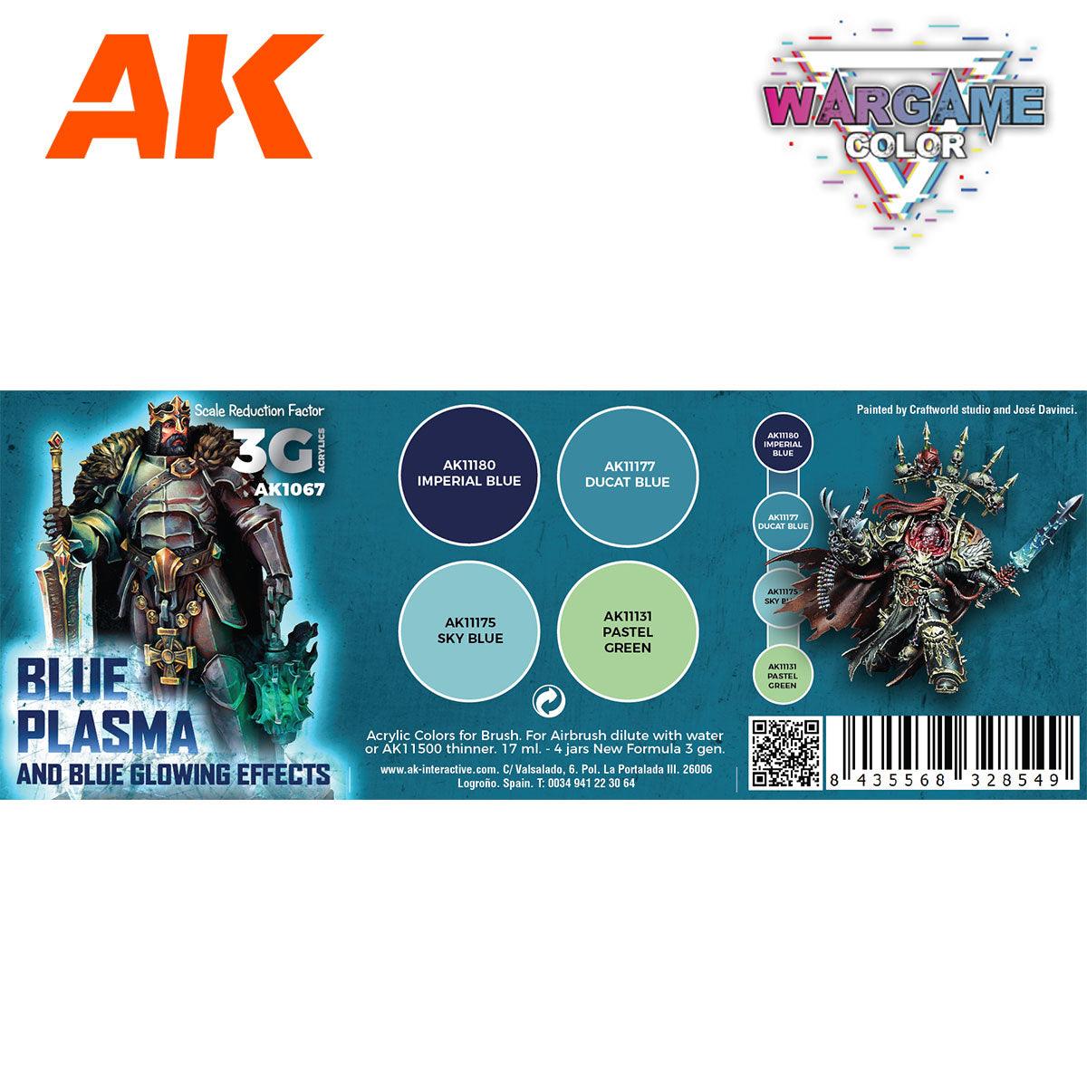 AK Interactive 3g Paints Set Blue Plasma AK1067 - Hobby Heaven