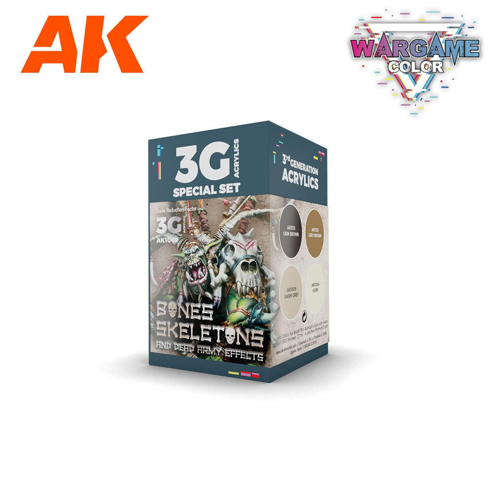 AK Interactive 3g Paints Set Bones AK1069 - Hobby Heaven