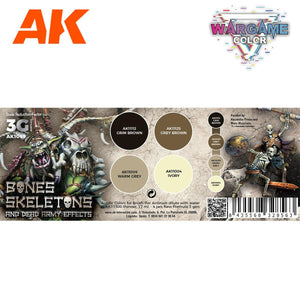AK Interactive 3g Paints Set Bones AK1069 - Hobby Heaven