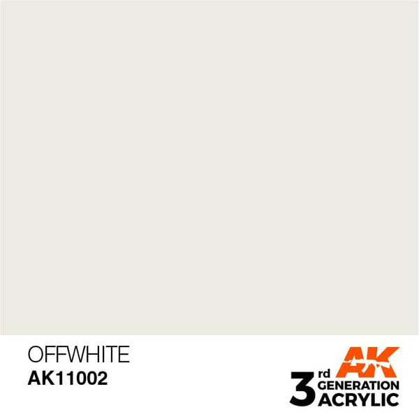AK Interactive 3rd Generation Offwhite 17ml - Hobby Heaven