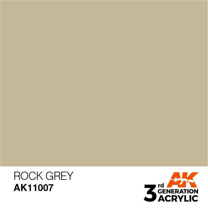 AK Interactive 3rd Gen Rock Grey 17ml - Hobby Heaven