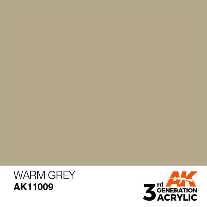 AK Interactive 3rd Gen Warm Grey 17ml - Hobby Heaven