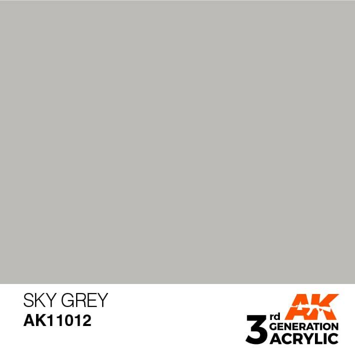 AK Interactive 3rd Gen Sky Grey 17ml - Hobby Heaven
