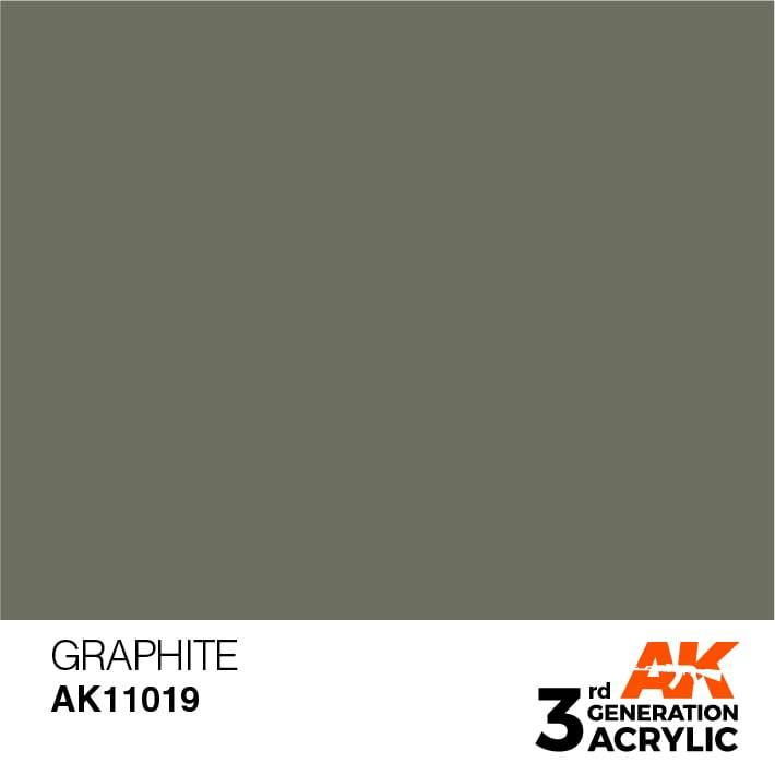 AK Interactive 3rd Gen Graphite 17ml - Hobby Heaven