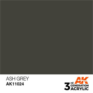 AK Interactive 3rd Gen Ash Grey 17ml - Hobby Heaven