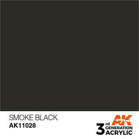 AK Interactive 3rd Gen Smoke Black 17ml - Hobby Heaven
