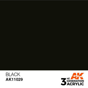 AK Interactive 3rd Gen Black 17ml - Hobby Heaven