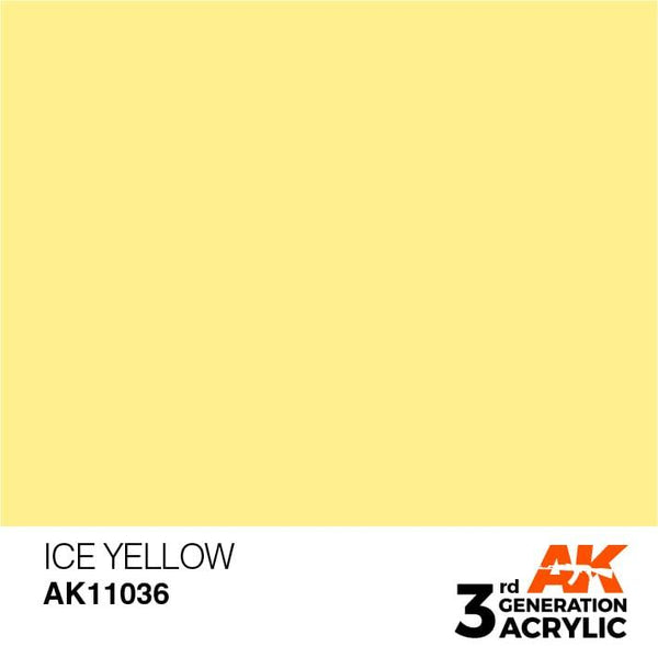AK Interactive 3rd Gen Ice Yellow 17ml - Hobby Heaven